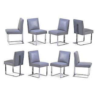 VLADIMIR KAGAN Eight Cubo chairs