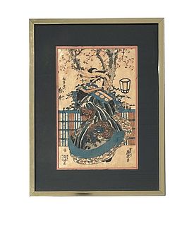 1930 Japanese Geisha Print