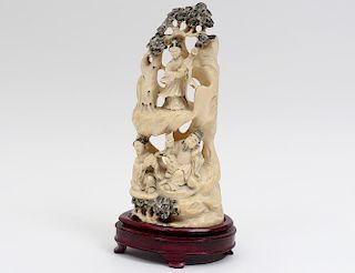 CARVED IVORY MOUNTAIN