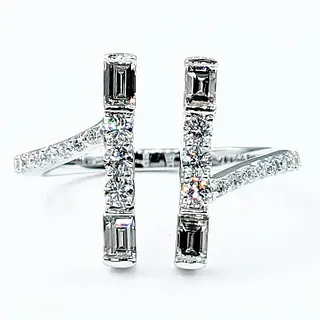 Contemporary Diamond Fashion Ring