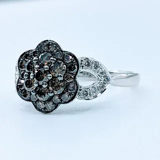 Le Vian Chocolate Diamond Flower Ring