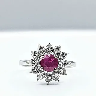 Timeless Ruby & Diamond Dress Ring