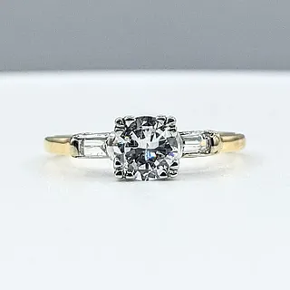 Timeless Brilliant Cut Diamond Engagement Ring