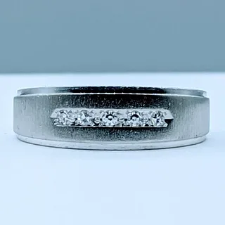 Modern .10ctw Diamond Band Ring