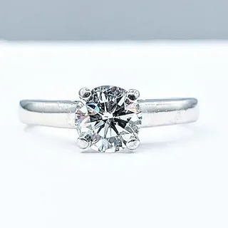 Timeless .92ct Brilliant Diamond Solitaire Engagement Ring