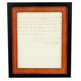 Antique Napoleonic Document