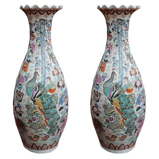 Pair of Japanese vases