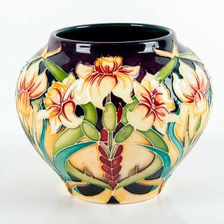 Moorcroft Pottery Rachel Bishop Vase, Royal Gold Pattern