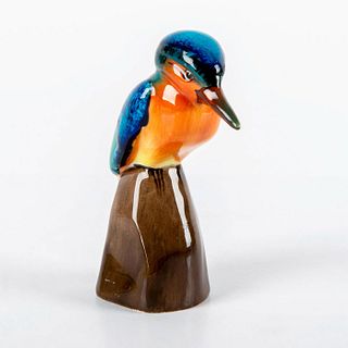 Royal Doulton Bird Figurine, Kingfisher On Rock HN131