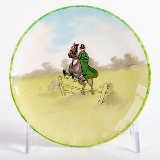 Royal Doulton Small Plate, Lady Equestrian