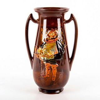 Royal Doulton Kingsware Twin Handled Vase, Falstaff
