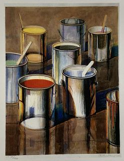 Wayne Thiebaud - Paint Cans