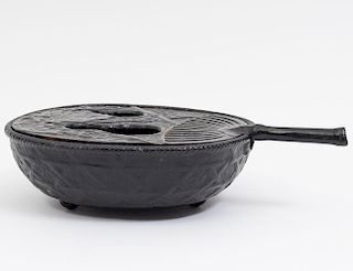 IRON INCENSE BURNER AND COVER