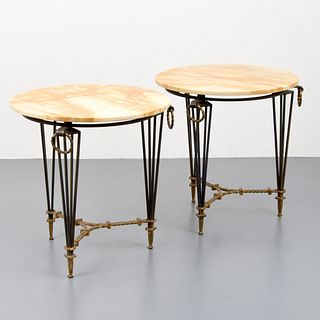 Pair of Neoclassical Tables Attributed to Gilbert Poillerat