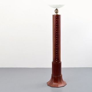 Art Deco Floor Lamp / Chest of Drawers, 76"H