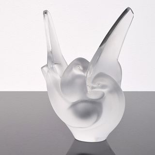 Lalique "Sylvie" Vase / Flower Frog