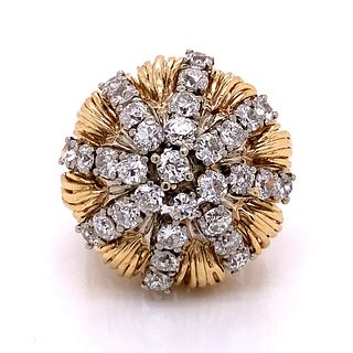 Diamonds & 18k Gold Cocktail Ring