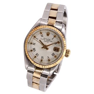 Rolex Oyster Perpetual 67193 Steel Yellow Gold Ladies Watch 