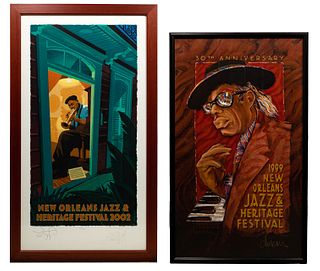 New Orleans Jazz and Heritage Signed Posters