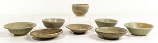 Chinese Song to Ming Style Celadon Bowl Assortment