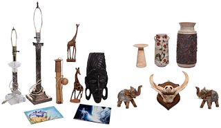 Ethnographic and Decorative Object Assortment