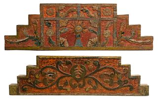 Ethnographic Carved and Painted Wall Hangings