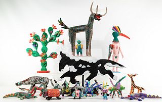 Mexican Alberje Wood Sculpture Assortment