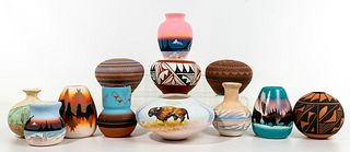 Native American Indian Pottery Assortment