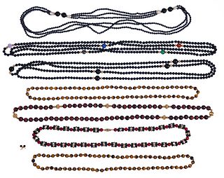 14k Yellow Gold Beaded Necklace Assortment