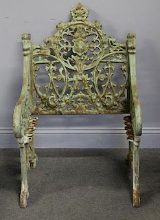 Victorian Wrought Iron Chair.