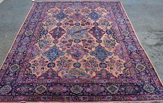 Antique Finely Woven Handmade Carpet