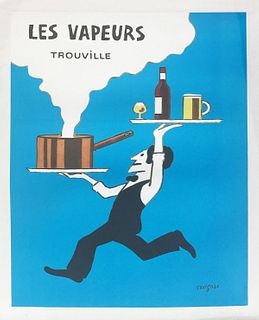 Savignae - Les Vapeurs Brasierre Trouville Vintage Poster
