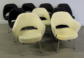 Midcentury Set of 9 Saarinen Executive Chairs.