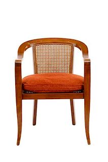 Mid Century Bentwood Armchair by Edward Wormley