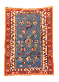 Vintage Moroccan Rug, 4’5’’ x 7’3’’