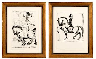 Group of 2 Kurt Steinel Lithographs, Signed