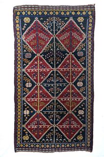 Antique Shiraz Rug, 4’7’’ x 8’5”