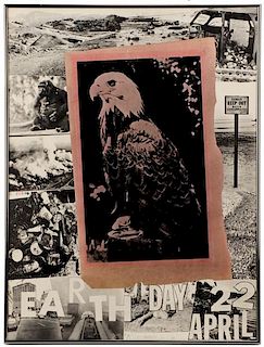 Robert Rauschenberg, Earth Day Poster, Signed