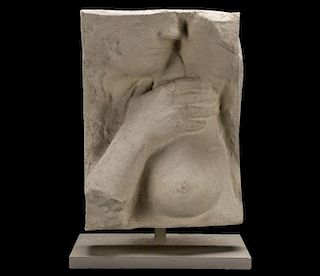 George Segal, "Hand Over Breast", Sculpture