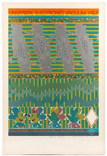 E. Paolozzi Signed AP Serigraph "UEV #9: Whipped"