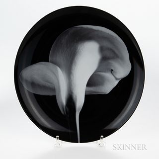 Robert Maplethorpe (1946-1989) "Calla Lily 1984" Plate for Swid Powell