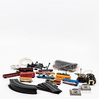 Group of Model Trains and Accessories