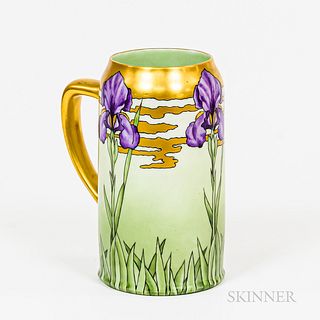 Art Nouveau Ceramic Beer Stein