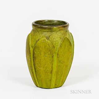 Arts & Crafts Matte Green Vase