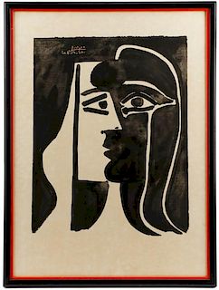 After Picasso, "Portrait en Deux Parties", 1960