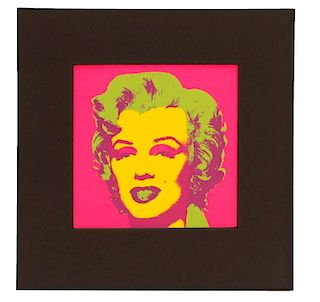 Andy Warhol, "Marilyn"-1967, Pencil Signed