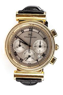 Men's IWC Schaffhausen Chronograph Watch, 3739
