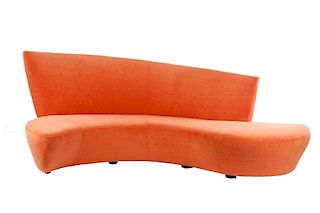 Vladimir Kagan Bilbao Curved Sculptural Sofa