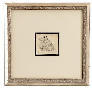 Jean Charlot Litho Gifted to Critic James W. Lane