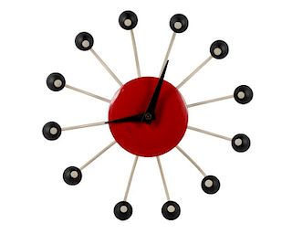 Frederic Weinberg Atomic Ball Wall Clock